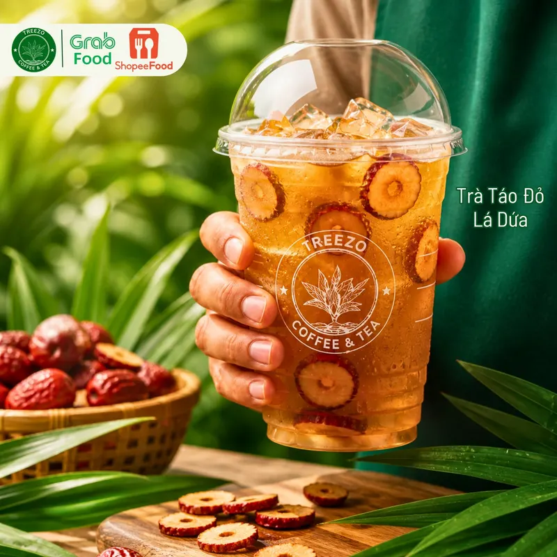 Trà Táo Đỏ Lá Dứa